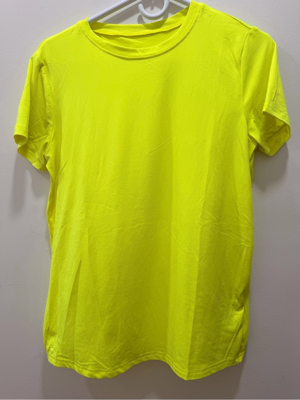 Neon Yellow Men’s Crew Neck T-Shirt